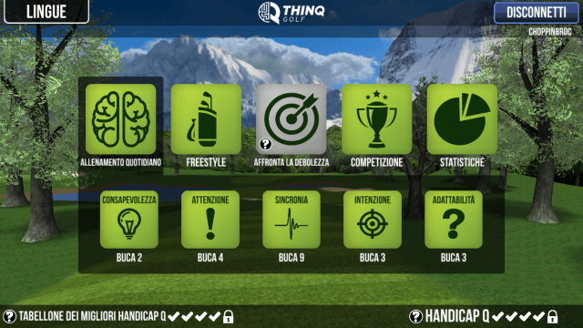 THINQ golf italiano